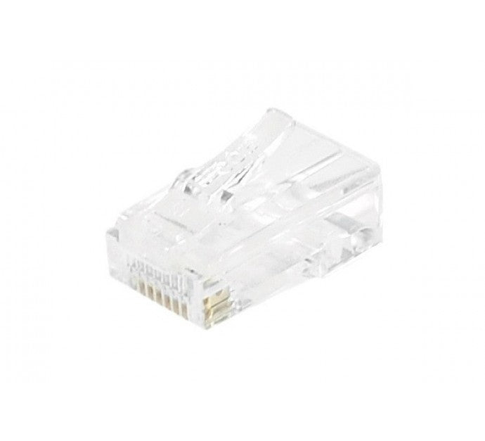 Connecteur à sertir 8P8C RJ45 CAT6 UTP peigne séparé pour monobrin - lot de 10