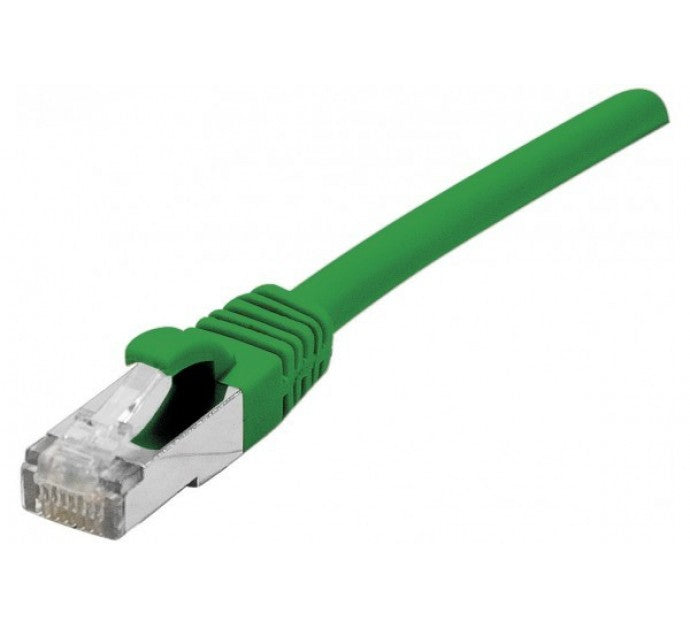 Cordon RJ45 catégorie 6 F/UTP LSOH snagless vert - 0,5 m