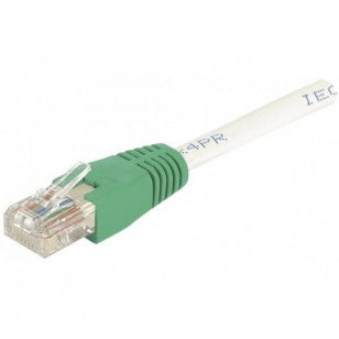 Cordon RJ45 croisé catégorie 6 S/FTP gris - 20 m