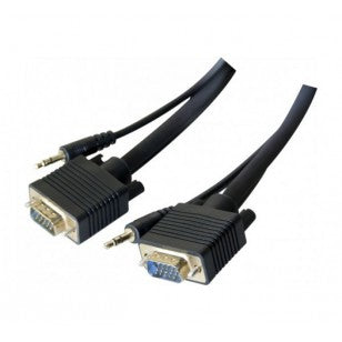 Cordon écran svga + audio - 1,80 m