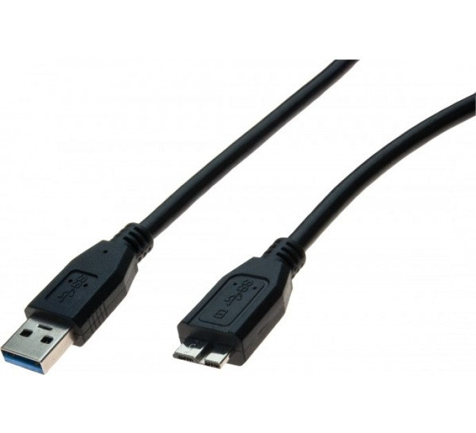 CORDON USB 3.0 A / MICRO B NOIR - 1,8 M