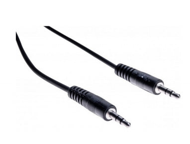 Cordon stéreo jack 3.5 mm noir - 2 m