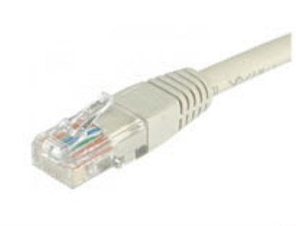 Cordon RJ45 catégorie 6 U/UTP gris - 7 m