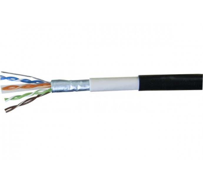 Câble monobrin F/UTP CAT6A extérieur - 305 m
