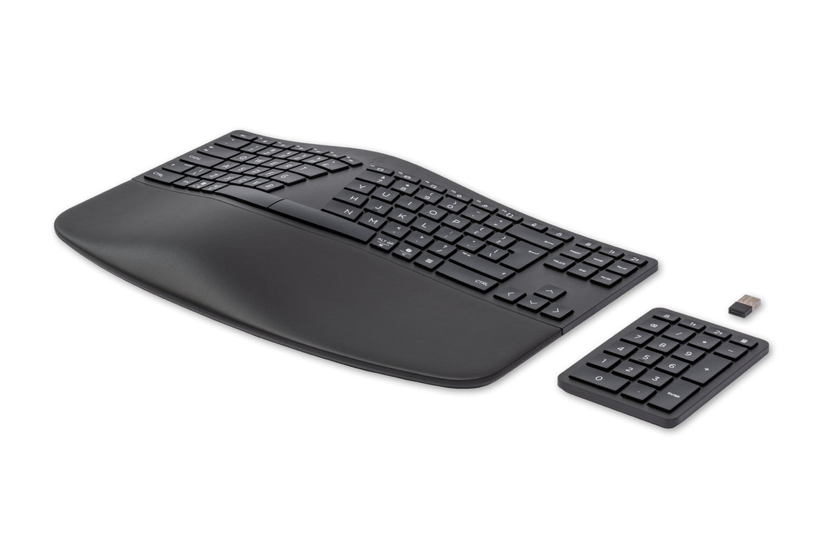 HP 960 BLK Ergonomic WL KBD EMEA-INTL EN