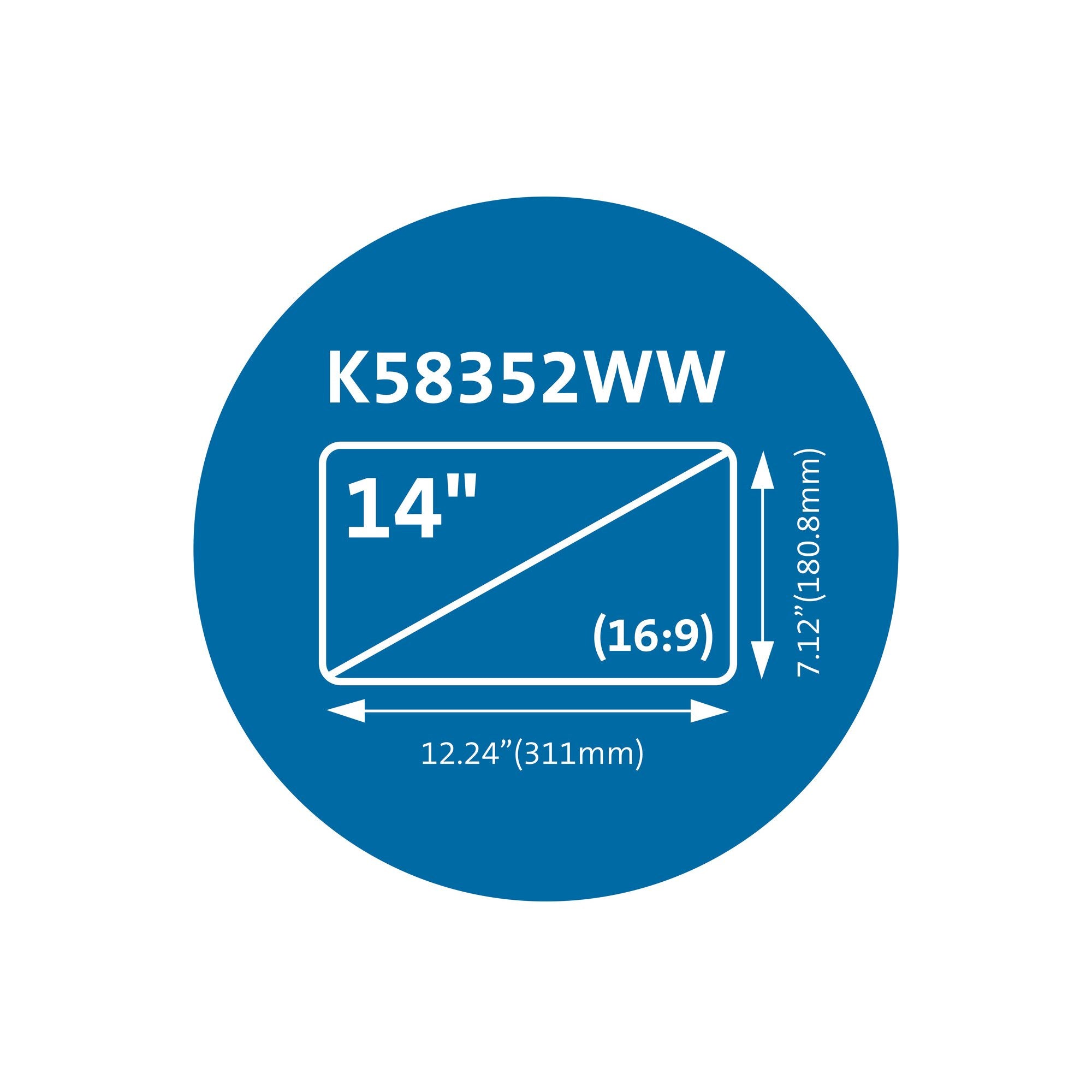 Magn Priv Scr Filt f 14 16:9 Laptop