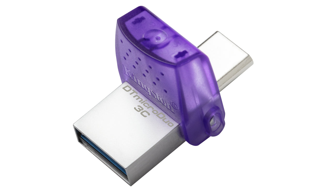 KINGSTON 256Go DataTraveler microDuo 3C 200MB/s dual USB-A + USB-C