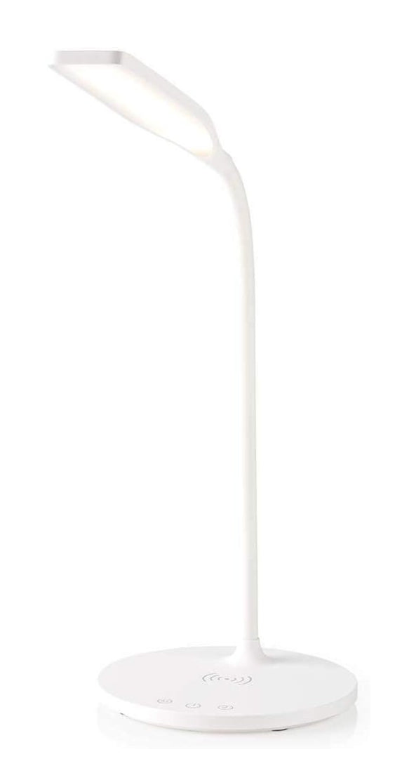 Techly I-LAMP-DSK10 Lampe de bureau LED 5,5W tactile avec chargeur Qi 15W