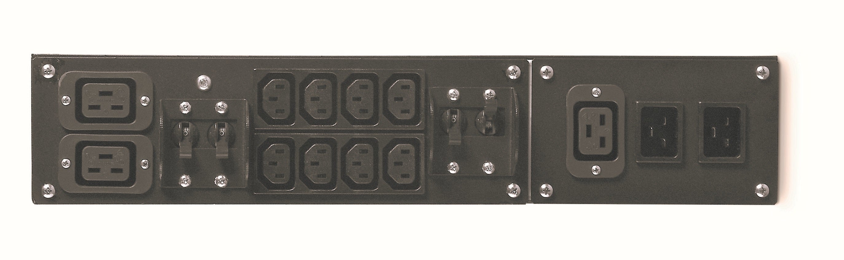 APC Service Bypass Panel Bypass switch rack-mountable AC 230V output connectors 10 2U 19 Black