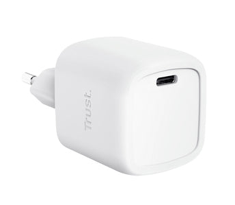 TRUST Alimentation universelle MAXO USB-C 30 watts GAN Smartphone tablette 1 port - Blanche