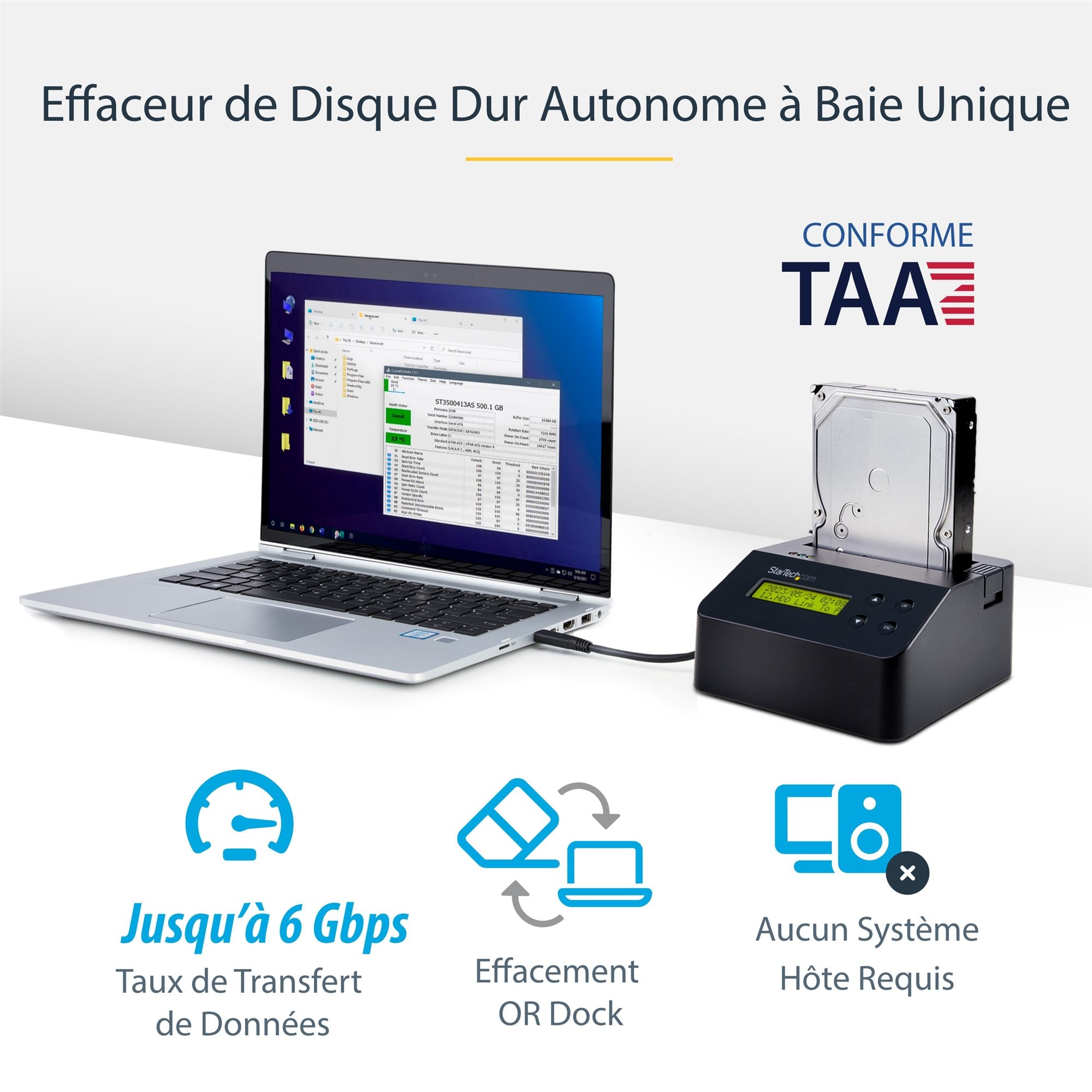 StarTech com SATA Drive Eraser and Dock