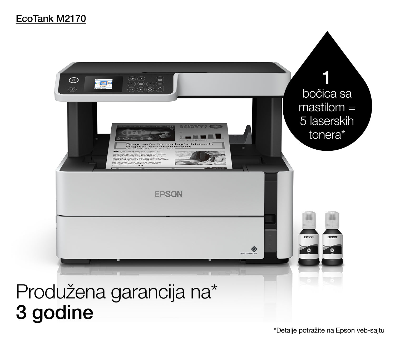 Epson EcoTank M2170 Jet d'encre A4 1200 x 2400 DPI 39 ppm Wifi
