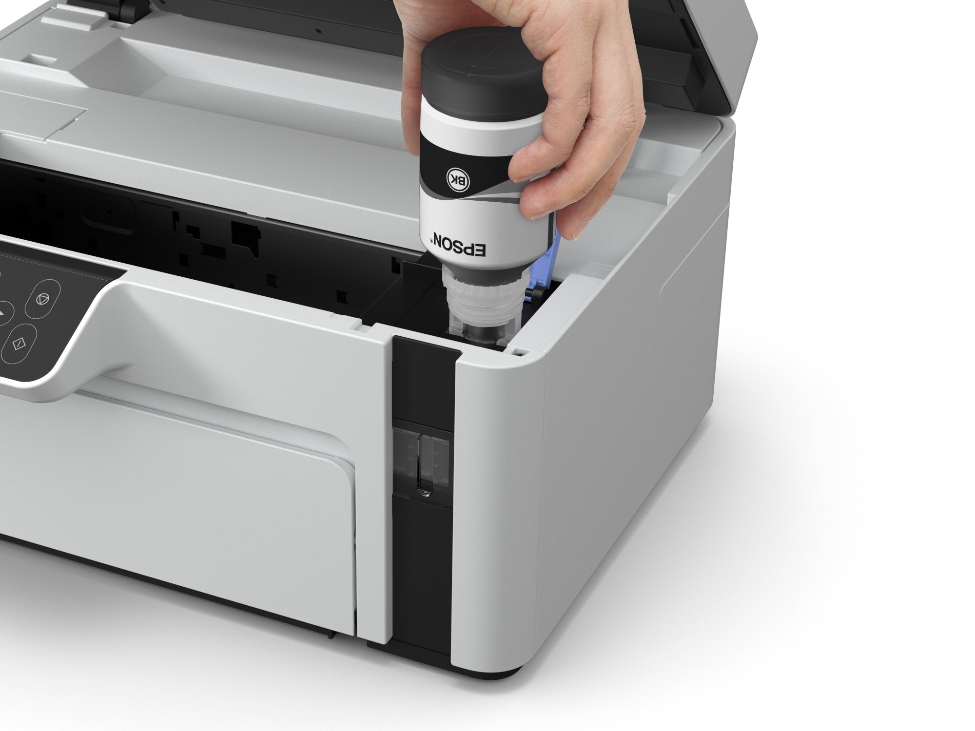 EPSON EcoTank ET-M2120 MFP Mono B/W ink-jet A4 15ppm print 150 sheets USB Wi-Fi white