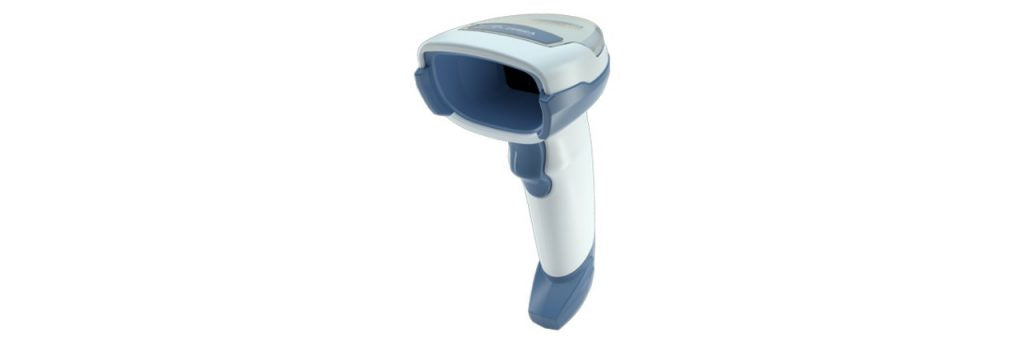 Zebra DS4608-HC4000BVZWW lecteur de code barres Lecteur de code barre portable 1D/2D LED Bleu, Blanc