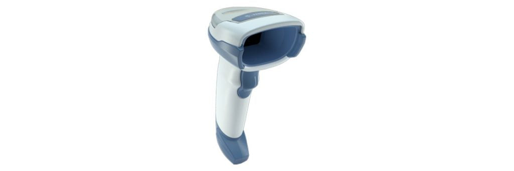 Zebra DS4608-HC4000BVZWW lecteur de code barres Lecteur de code barre portable 1D/2D LED Bleu, Blanc