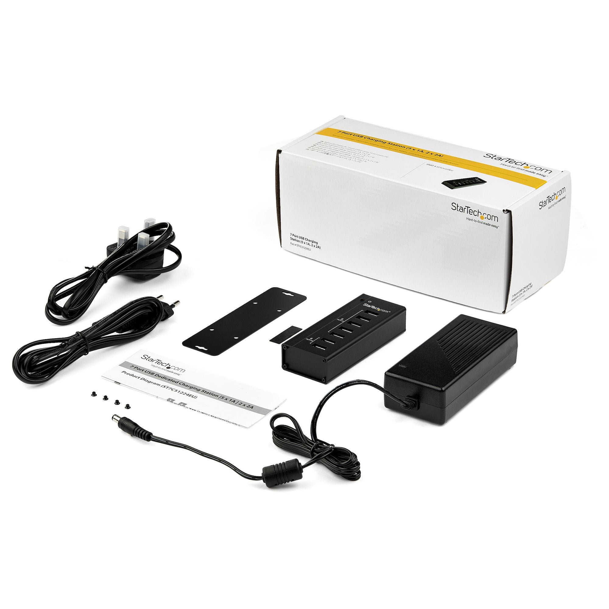 7-Port USB Charging Station