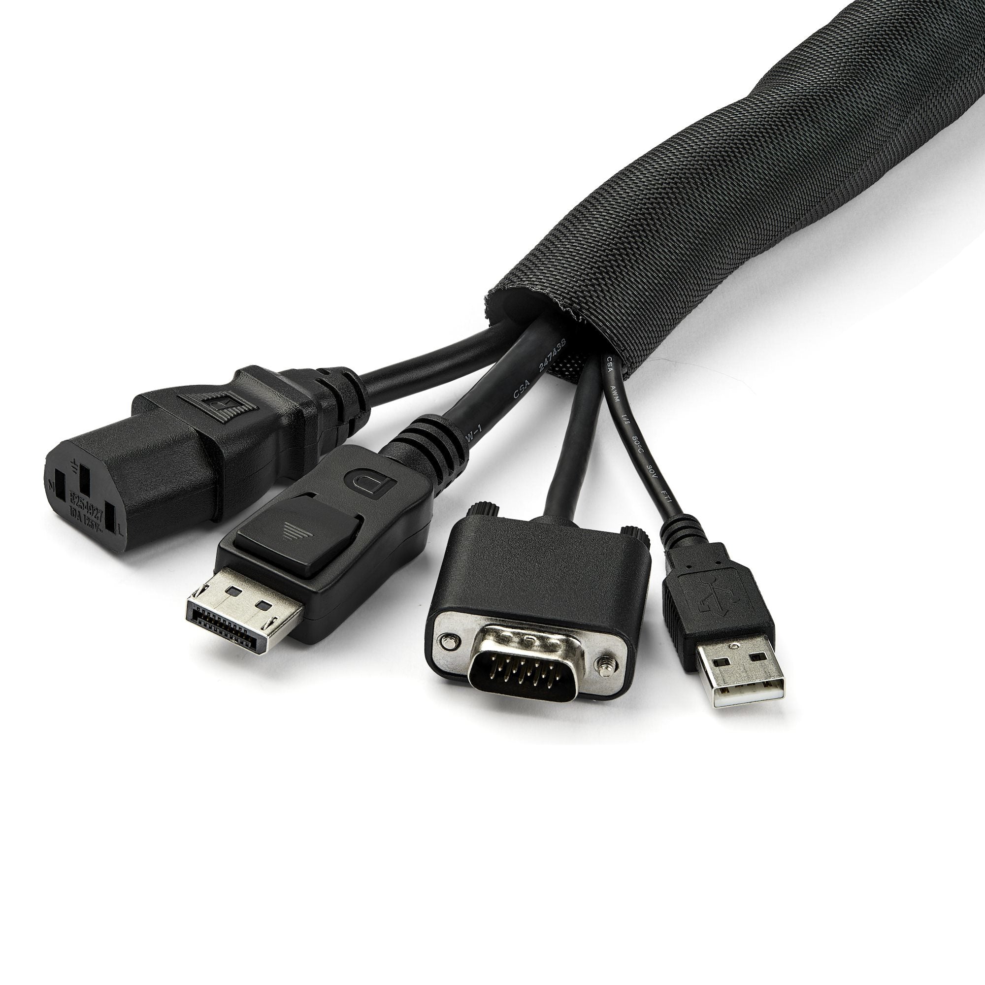 Cable Management Sleeve - 15'/4.6 m