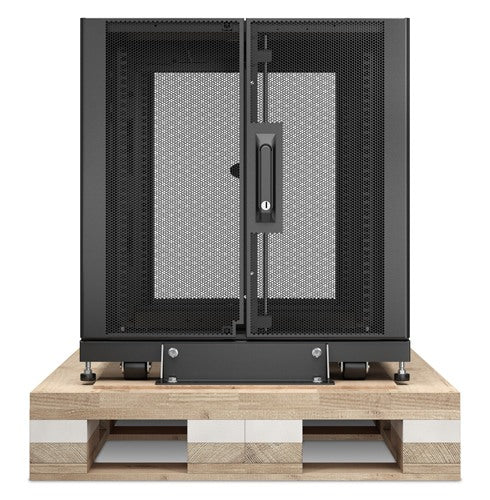 APC NetShelter SX 12U Server Rack Enclosure 600mm x 900mm w/ Sides Black Shock Packaging