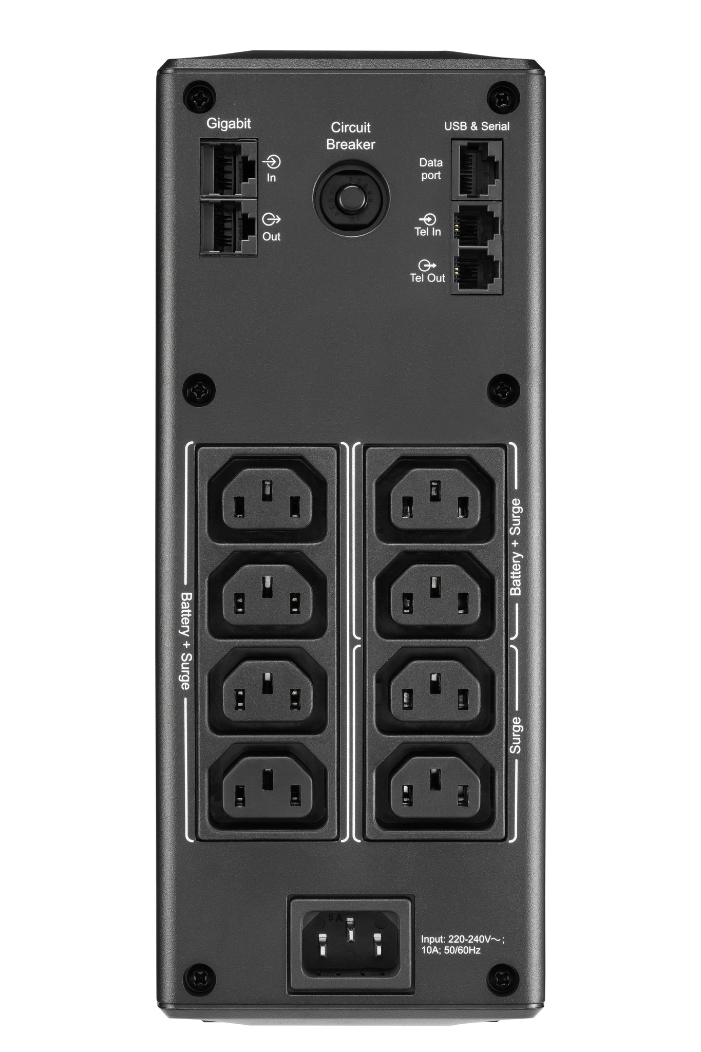 APC Back-UPS Pro BR1600MI UPS AC 230V 960Watt 1600VA USB output connectors 8 Black