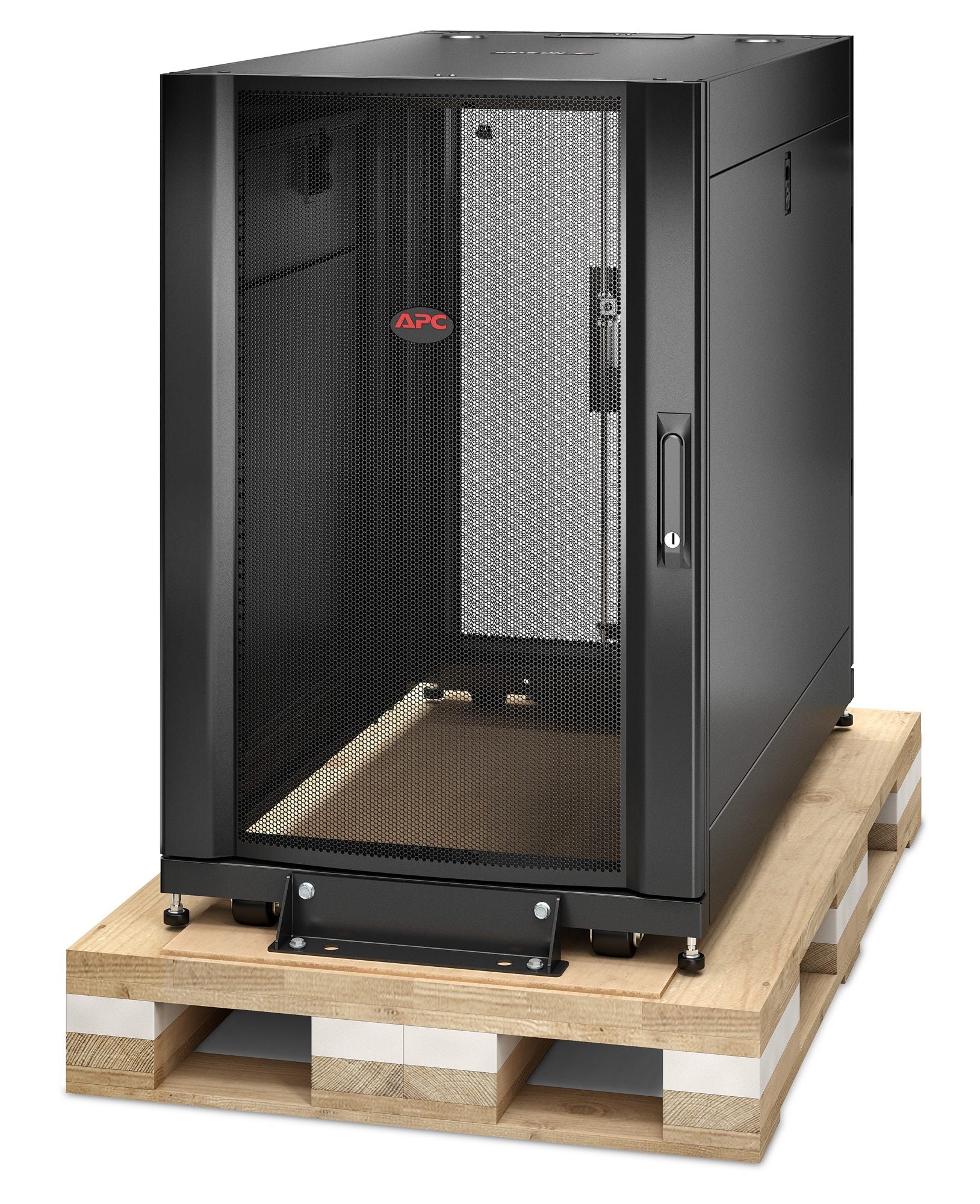 APC NetShelter SX 18U Server Rack Enclosure 600mm x 1070mm w/ Sides Black Shock Packaging
