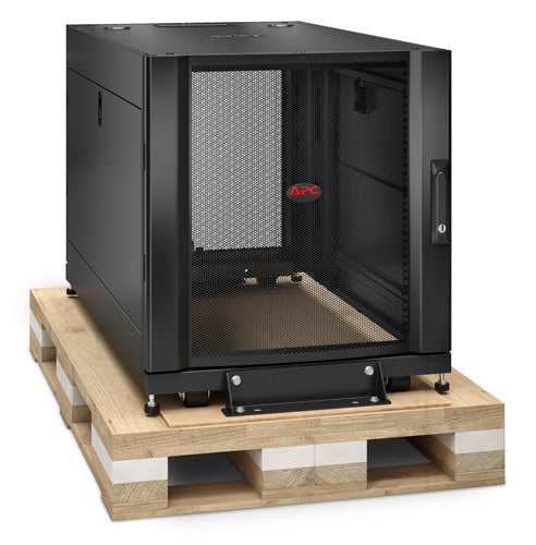 APC NetShelter SX 12U Server Rack Enclosure 600mm x 1070mm w/ Sides Black Shock Packaging