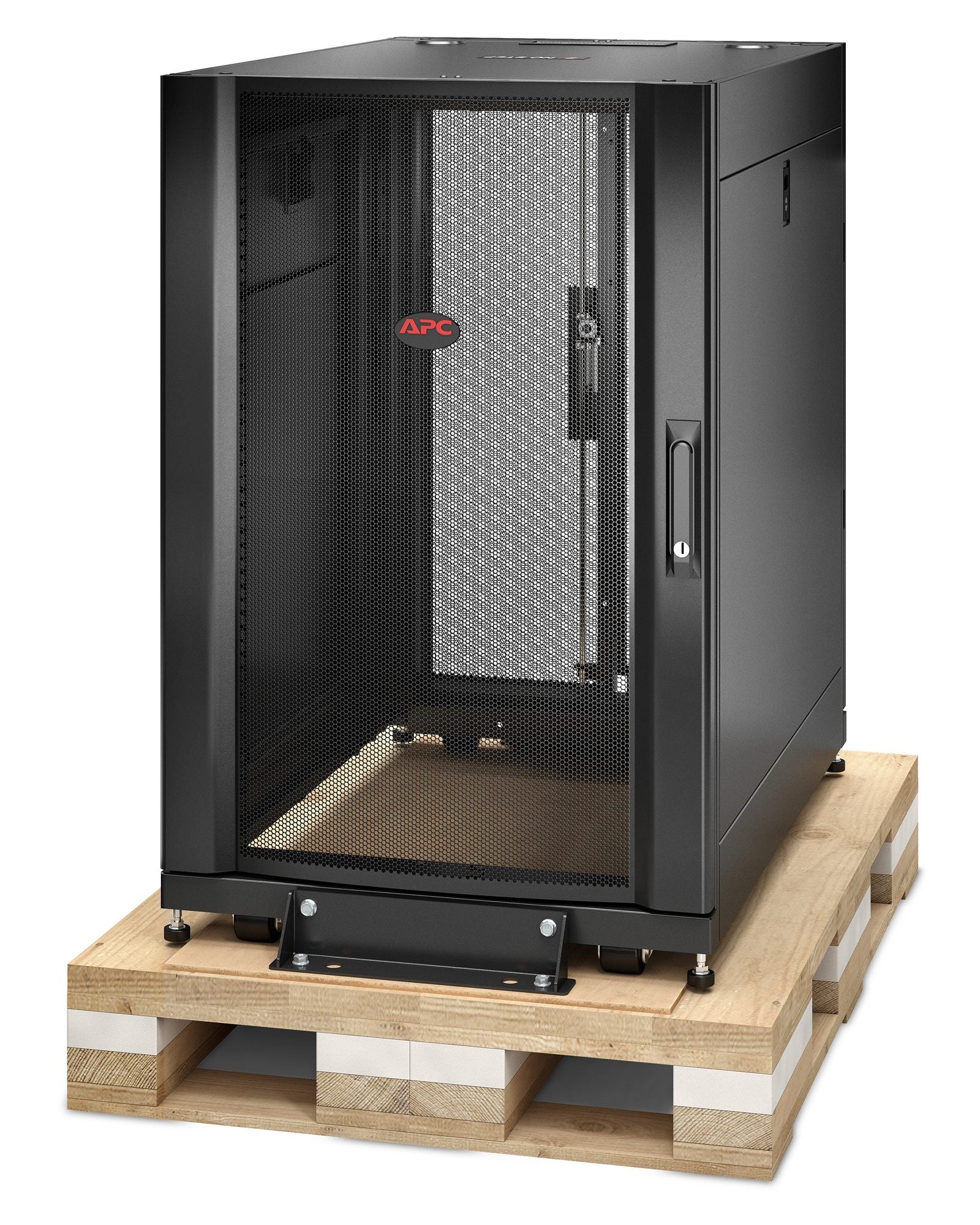 APC NetShelter SX 18U Server Rack Enclosure 600mm x 900mm w/ Sides Black Shock Packaging