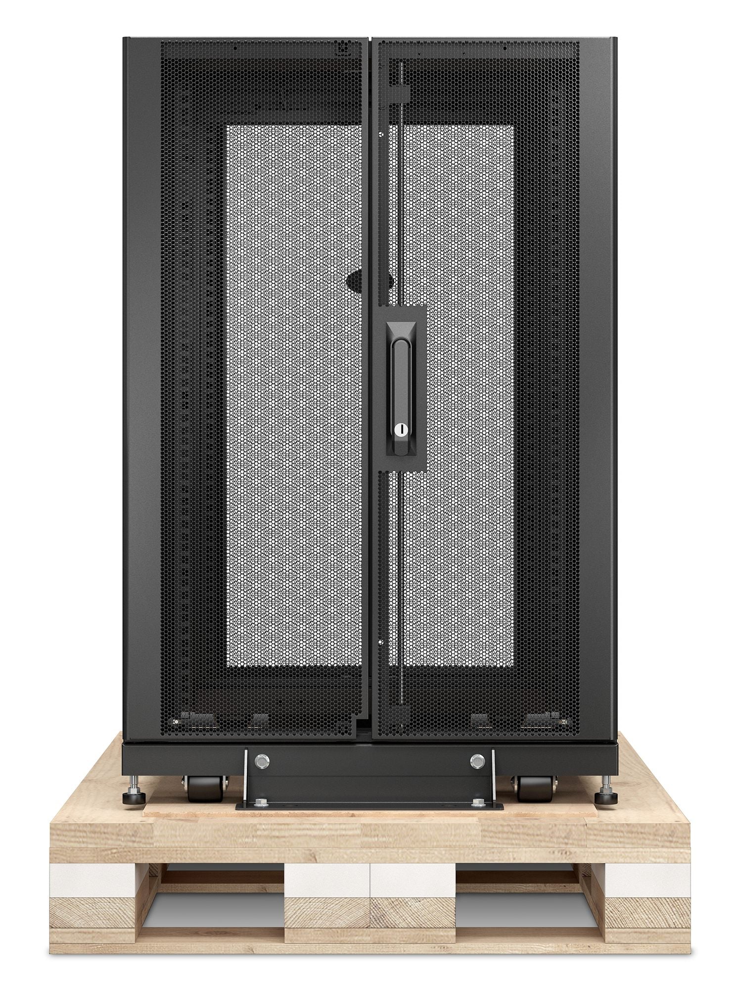 APC NetShelter SX 18U Server Rack Enclosure 600mm x 900mm w/ Sides Black Shock Packaging