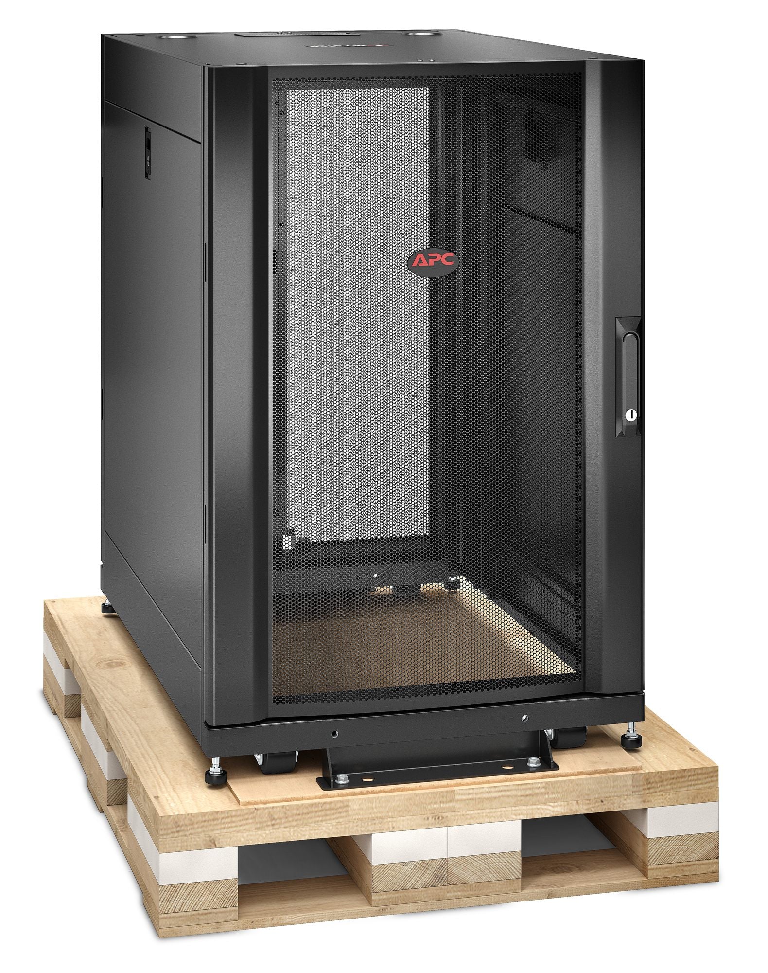 APC NetShelter SX 18U Server Rack Enclosure 600mm x 900mm w/ Sides Black Shock Packaging
