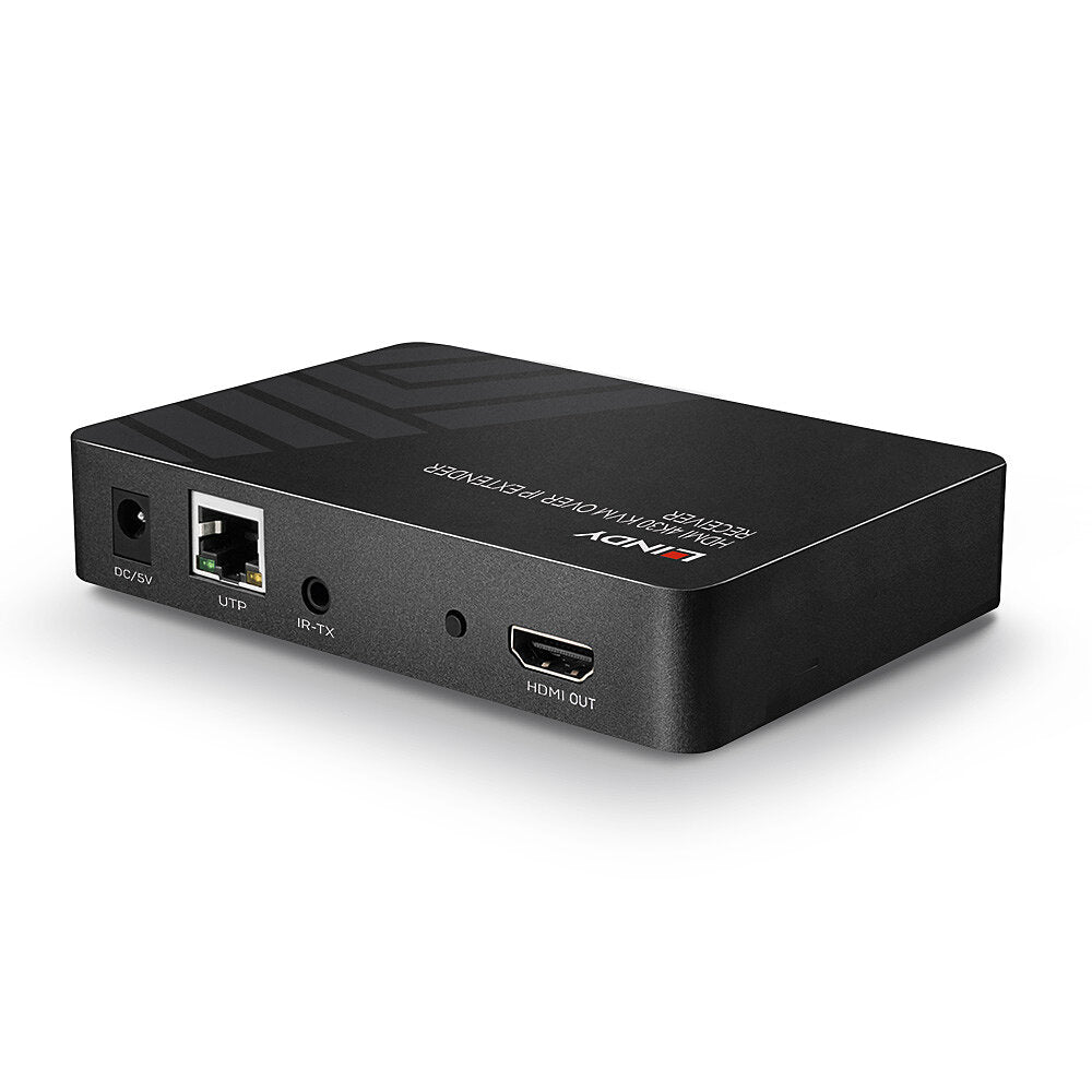 LINDY 4K KVM over IP Extender Receiver HDMI 1.4 HDCP 1.4 USB HID & IR