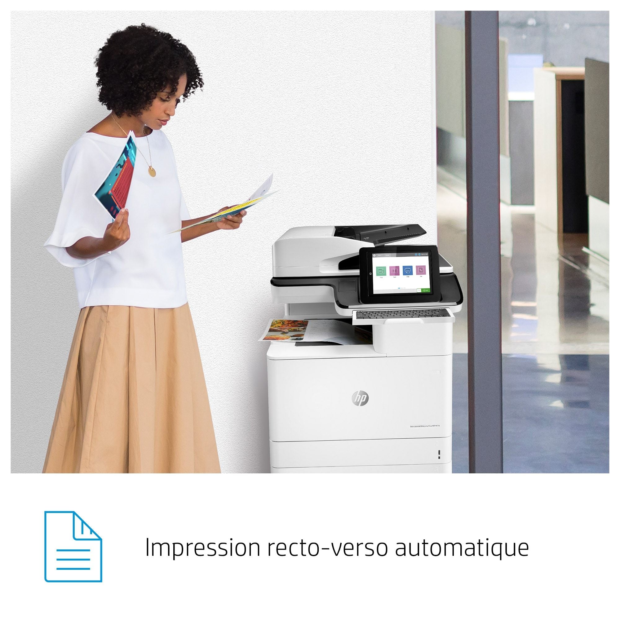 HP LaserJet Enterprise Flow MFP M776z MFP colour laser 297x864mm 46ppmcopy 46ppmprint 2300 sheets USB 2.0 LAN Wi-Fi USB 2.0