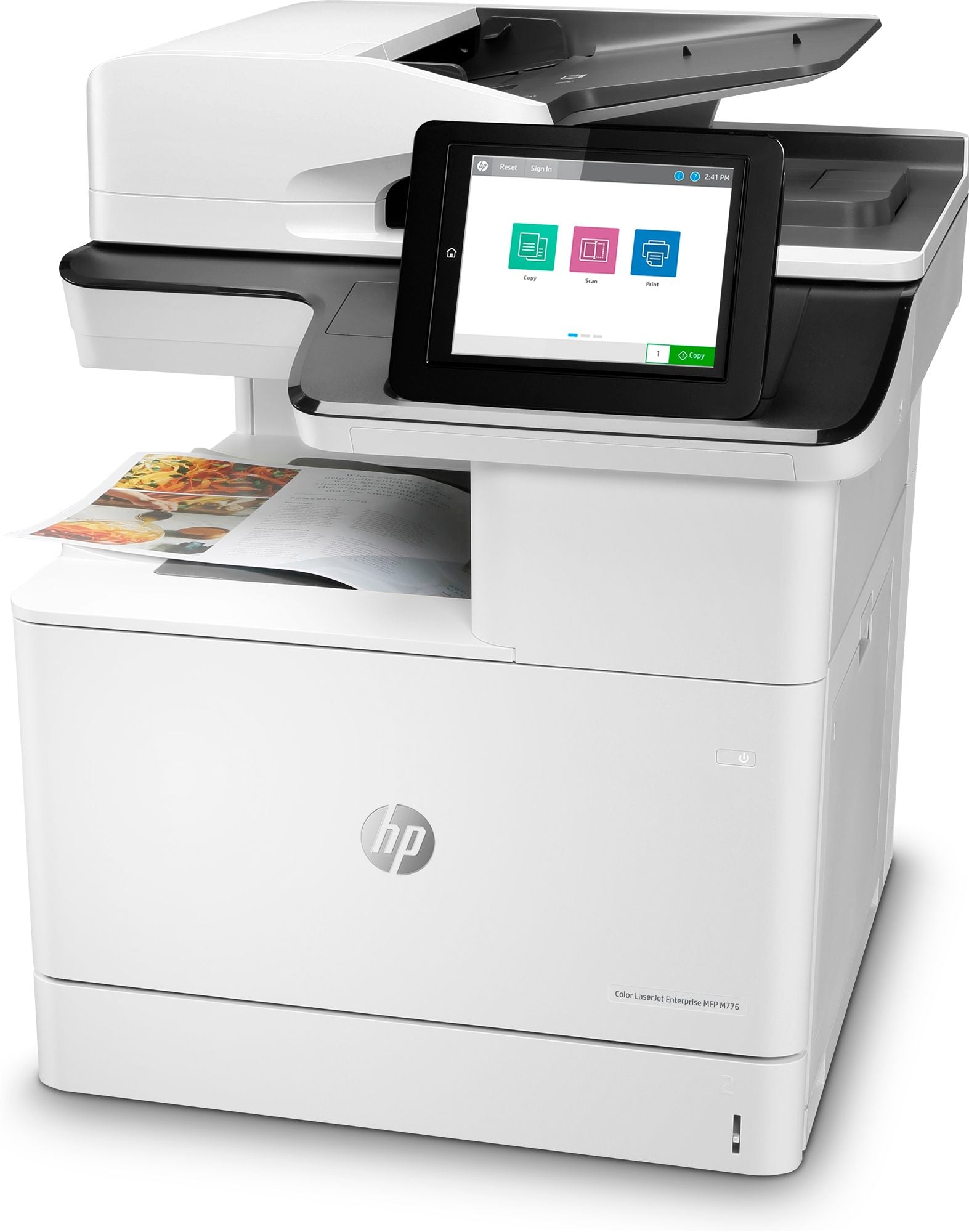 HP Color LaserJet Enterprise MFP M776dn MFP colour laser 297x864mm A3 46ppmcopy 46ppmprint 650 sheets USB 2.0 LAN Wi-Fi