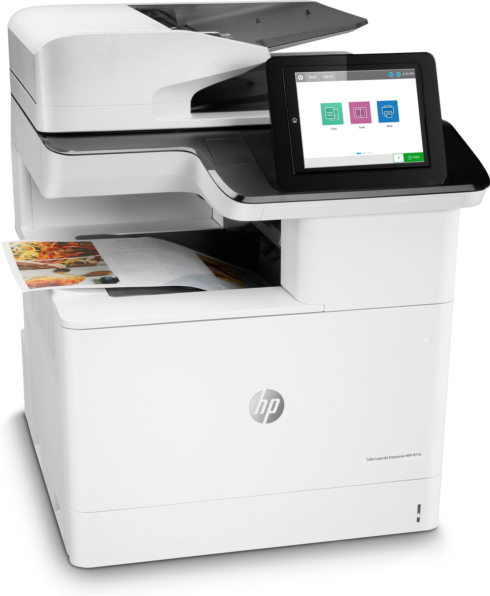 HP Color LaserJet Enterprise MFP M776dn MFP colour laser 297x864mm A3 46ppmcopy 46ppmprint 650 sheets USB 2.0 LAN Wi-Fi