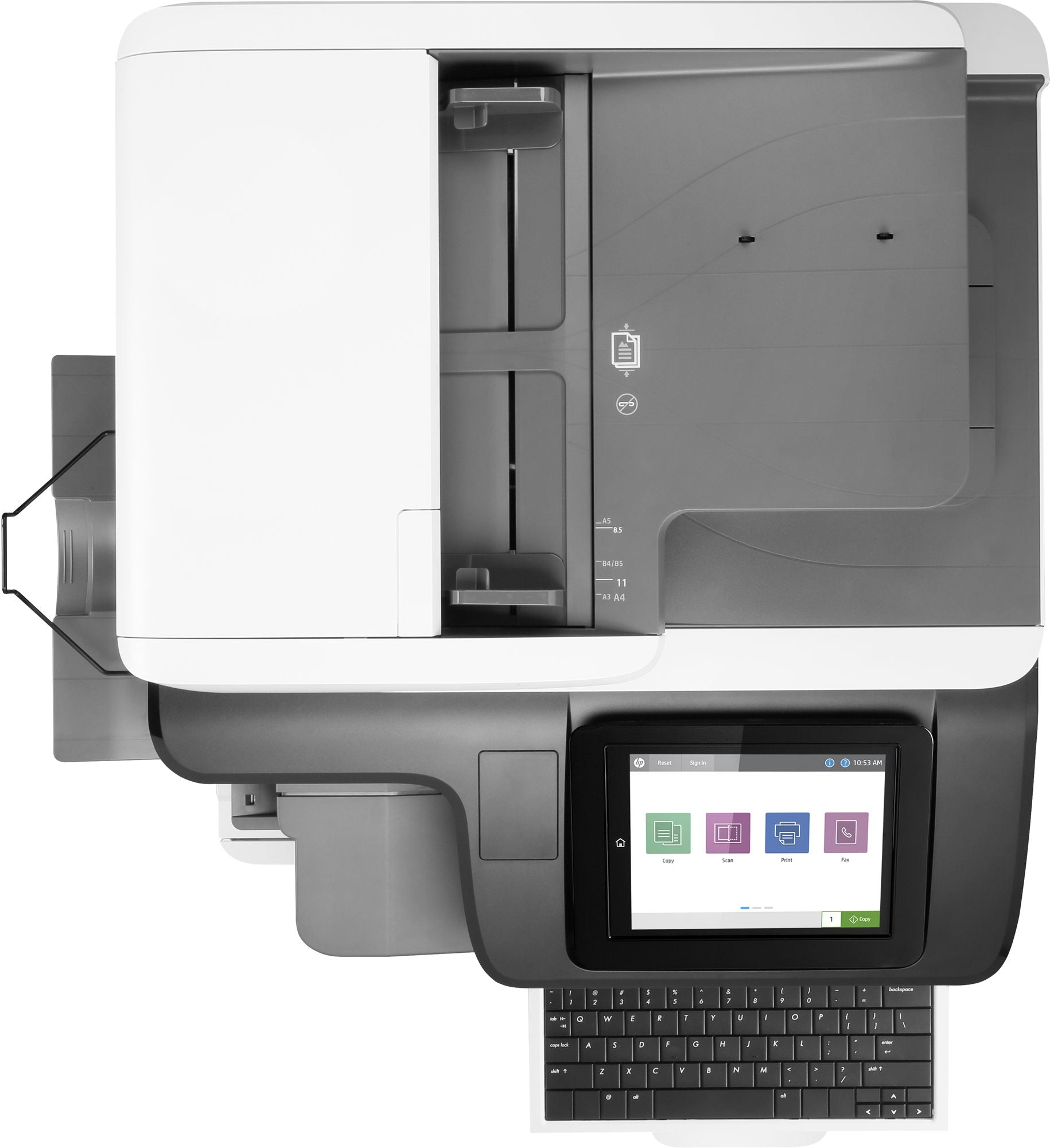 HP LaserJet Enterprise Flow MFP M776zs MFP colour laser 297x864mm 46ppmcopy 46ppmprint 1750 sheets USB 2.0 LAN Wi-Fi USB 2.0