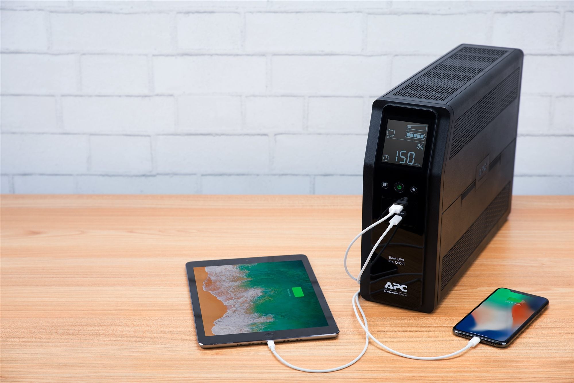 APC Back-UPS Pro BR1200SI UPS AC 220-240V 720Watt 1200VA USB output connectors 8 Black