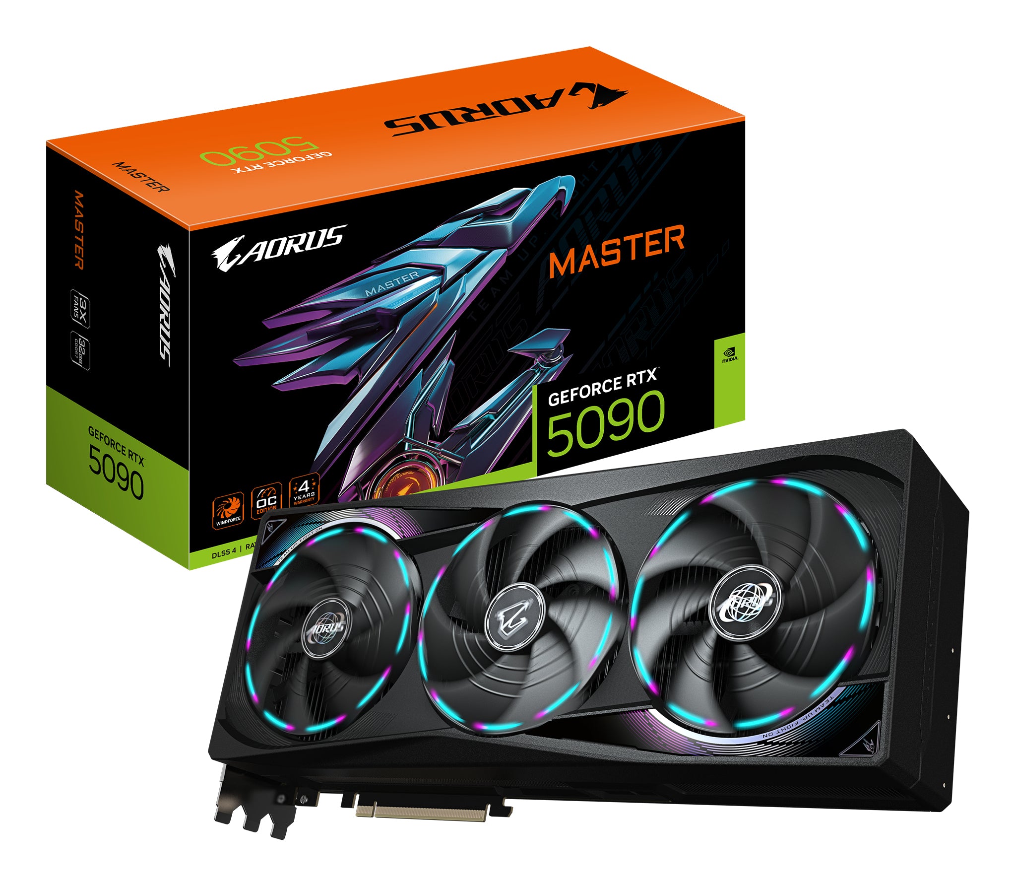 GIGABYTE AORUS GeForce RTX 5090 MASTER 32G NVIDIA