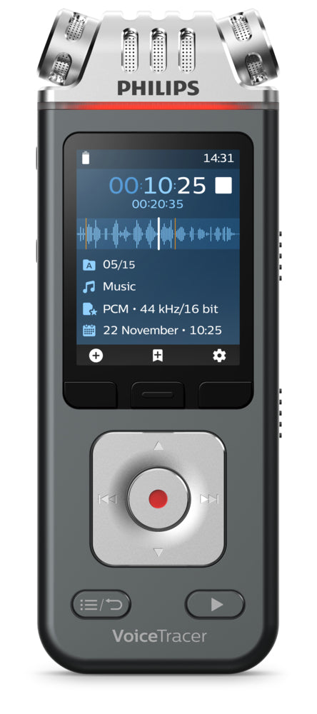 PHILIPS Dictaphone VoiceTracer DVT8115 : Enregistreur audio