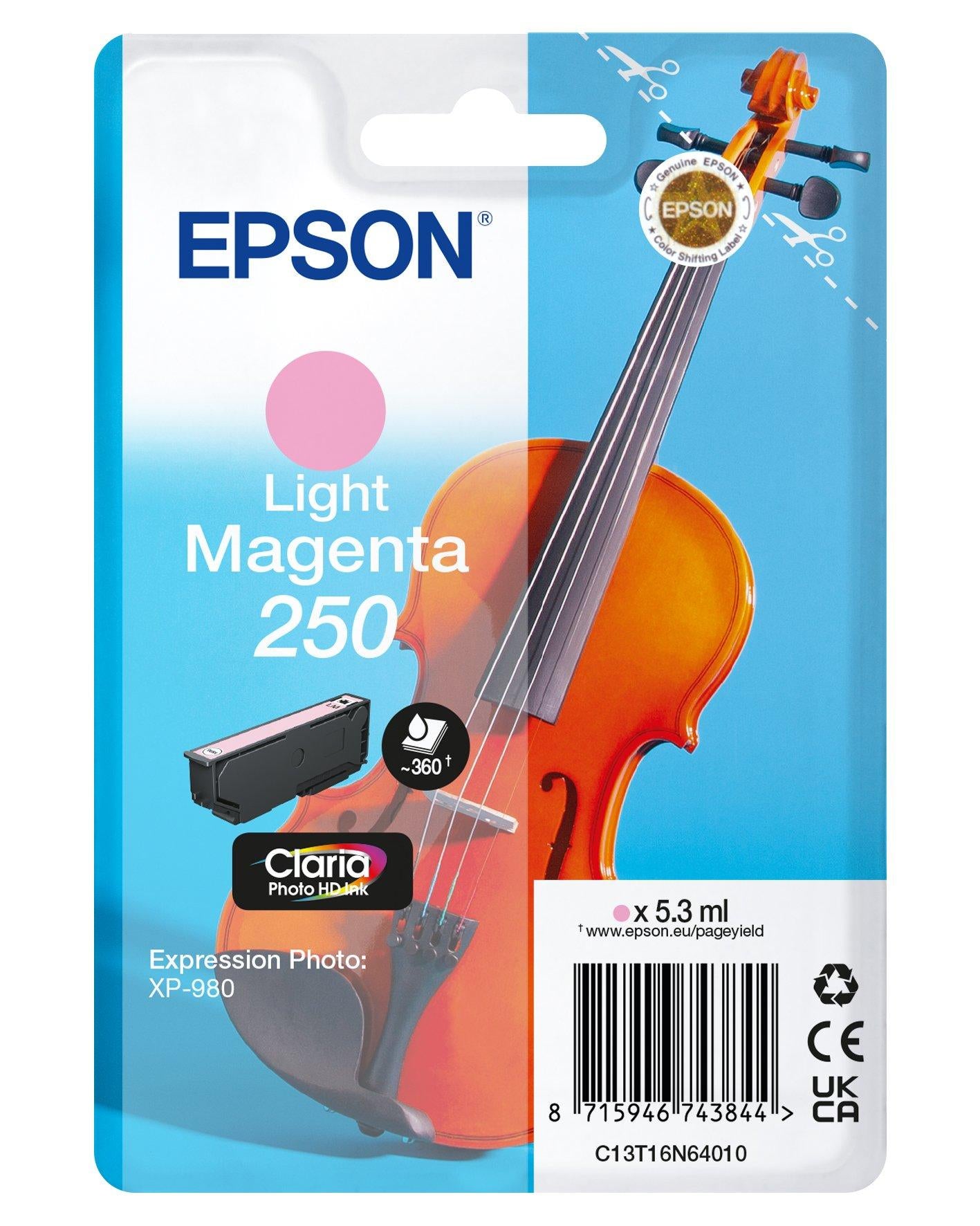 EPSON Singlepack Light Magenta 250 ink