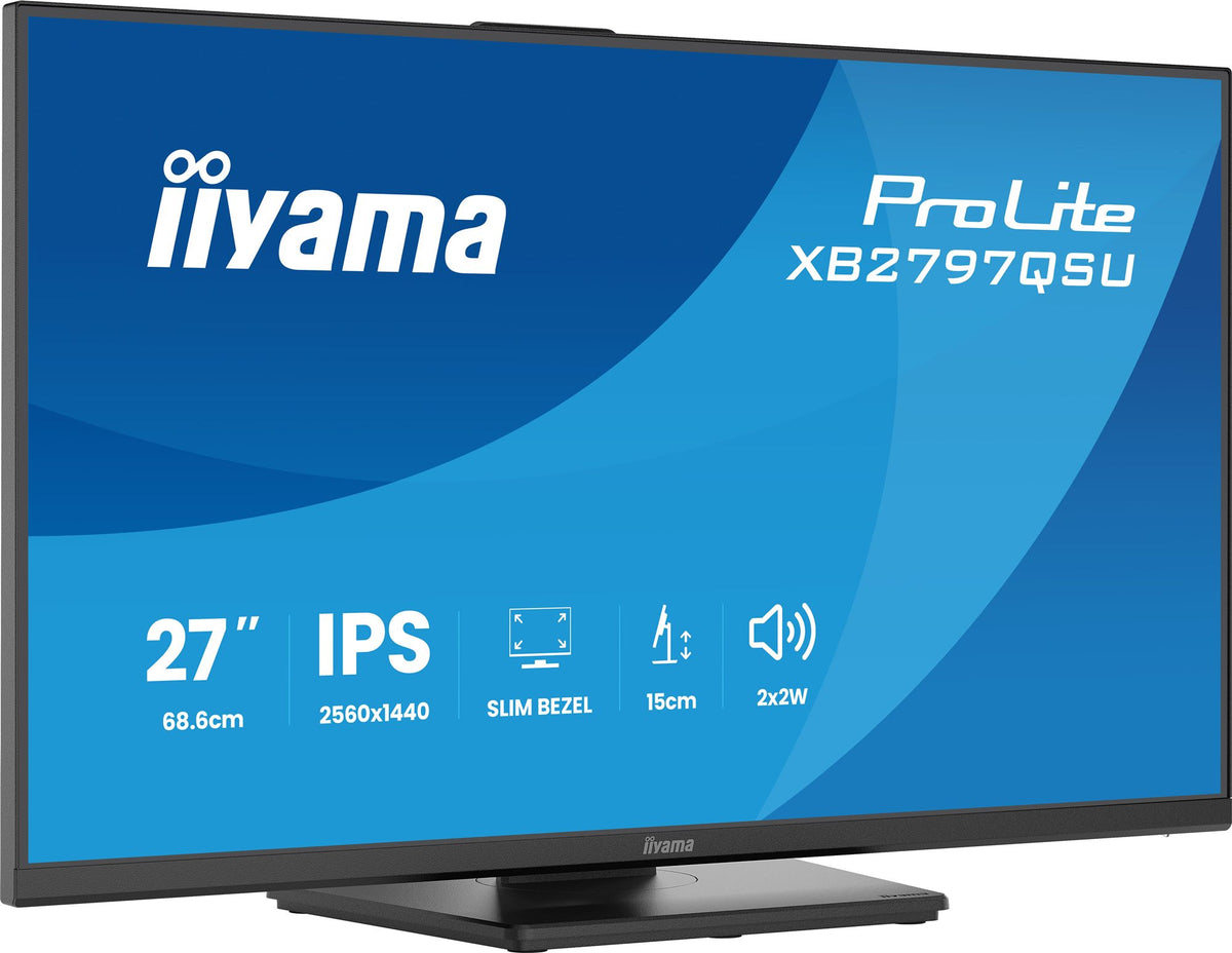 XB2797QSU-B1 27" Business QHD BLACK