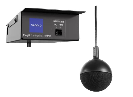 Vaddio EasyIP CeilingMIC/AMP D (black microphone)