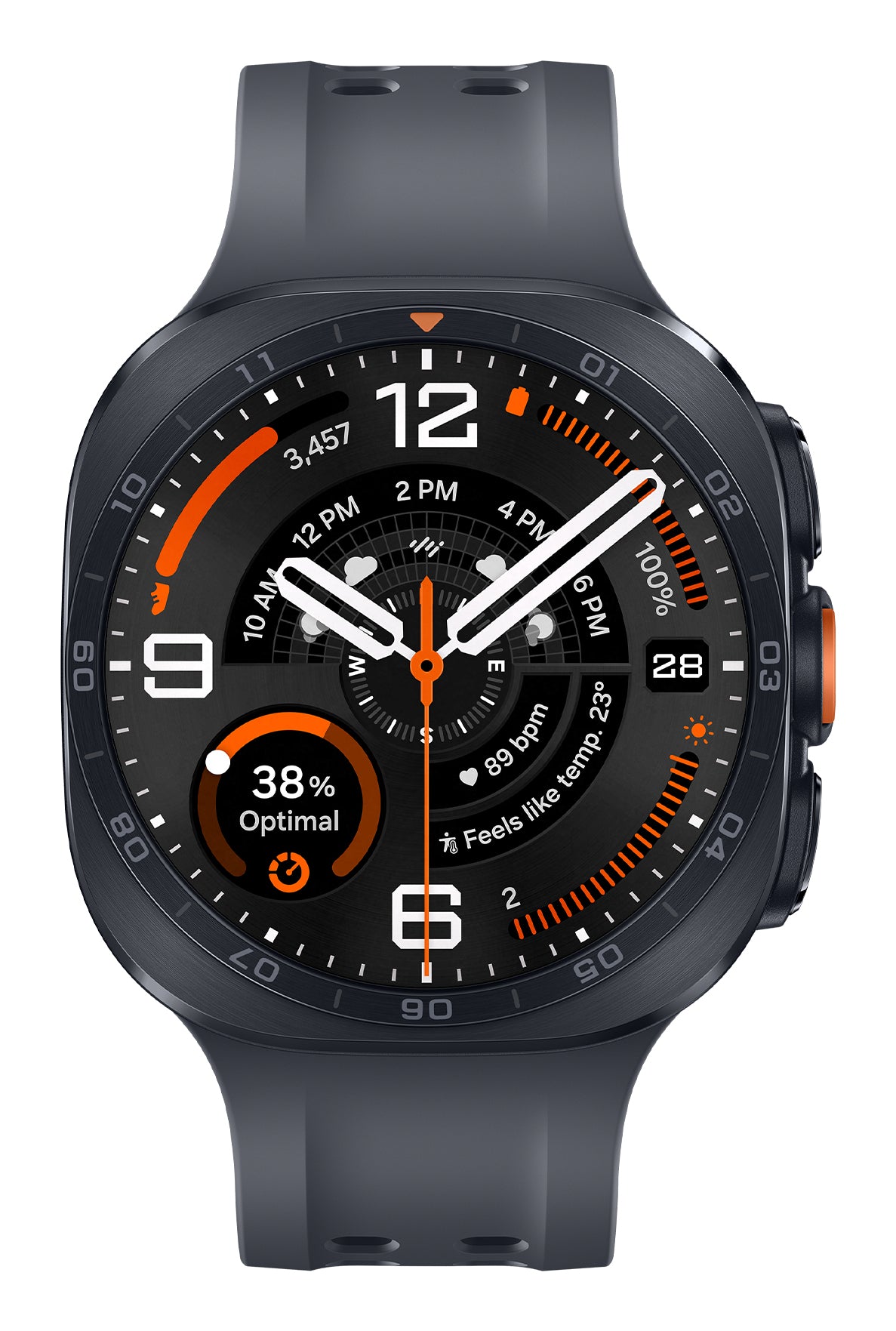 SAMSUNG Montre Galaxy Watch Ultra 2 47M 4G Coloris Noir Titane SM-L715FZKAEUB