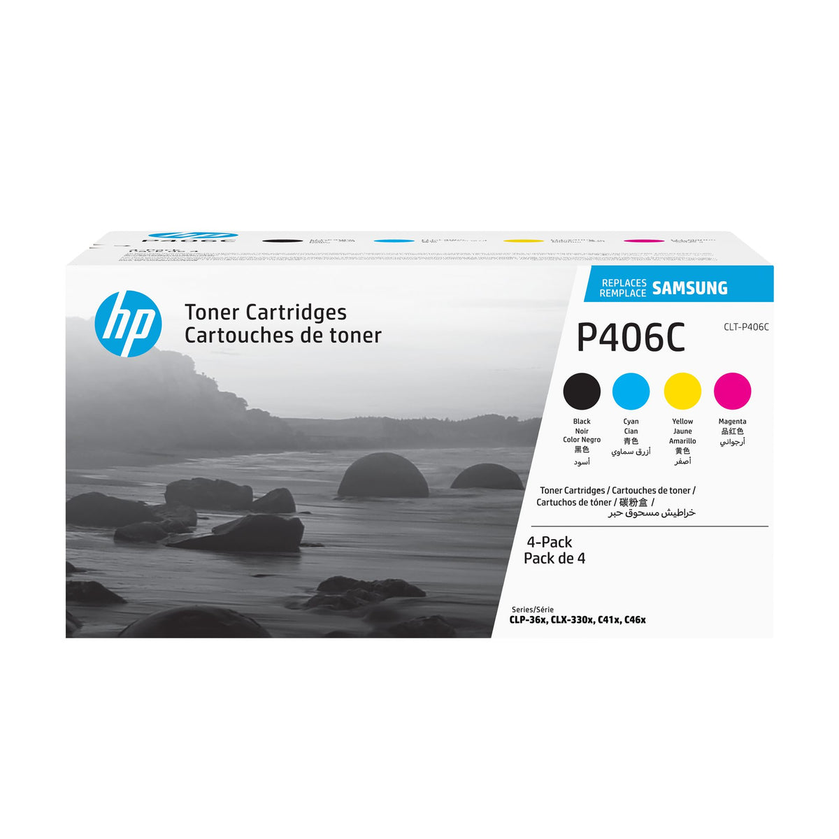 SAMSUNG original Toner cartridge LT-P406Cartridge/ELS 4-pk CartridgeYMK Toner cartridge SU375A