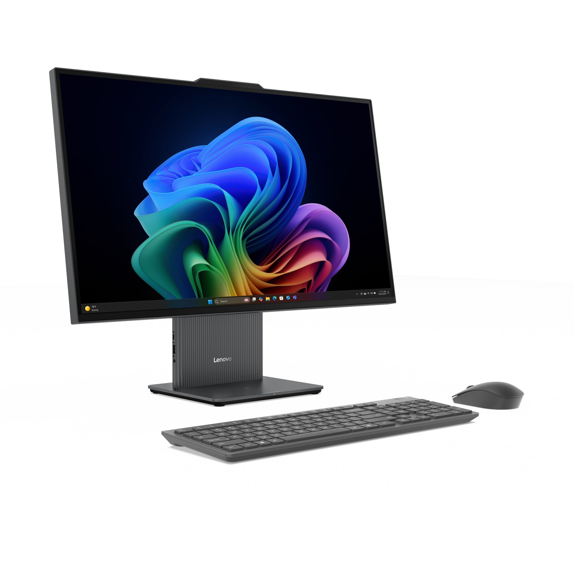 Lenovo IdeaCentre AIO 27ILL11 Intel Core Ultra 7 256V 68,6 cm (27") 1920 x 1080 pixels PC All-in-One 16 Go LPDDR5x-SDRAM 512 Go SSD Windows 11 Home Wi-Fi 6 (802.11ax) Gris