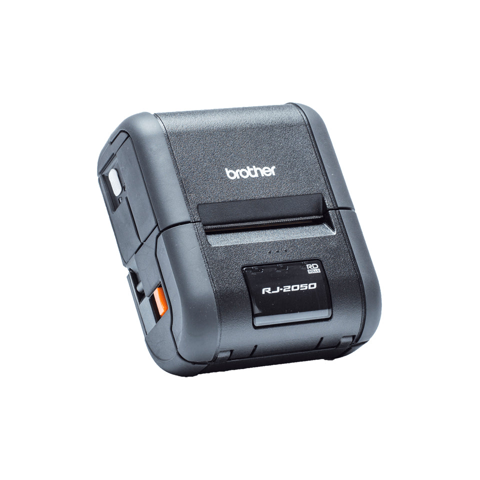 BROTHER RJ-2050 Imprimante mobile pour reçus 2 pouces Bluetooth and Wi-Fi and batterie incluse adaptateur secteur en option
