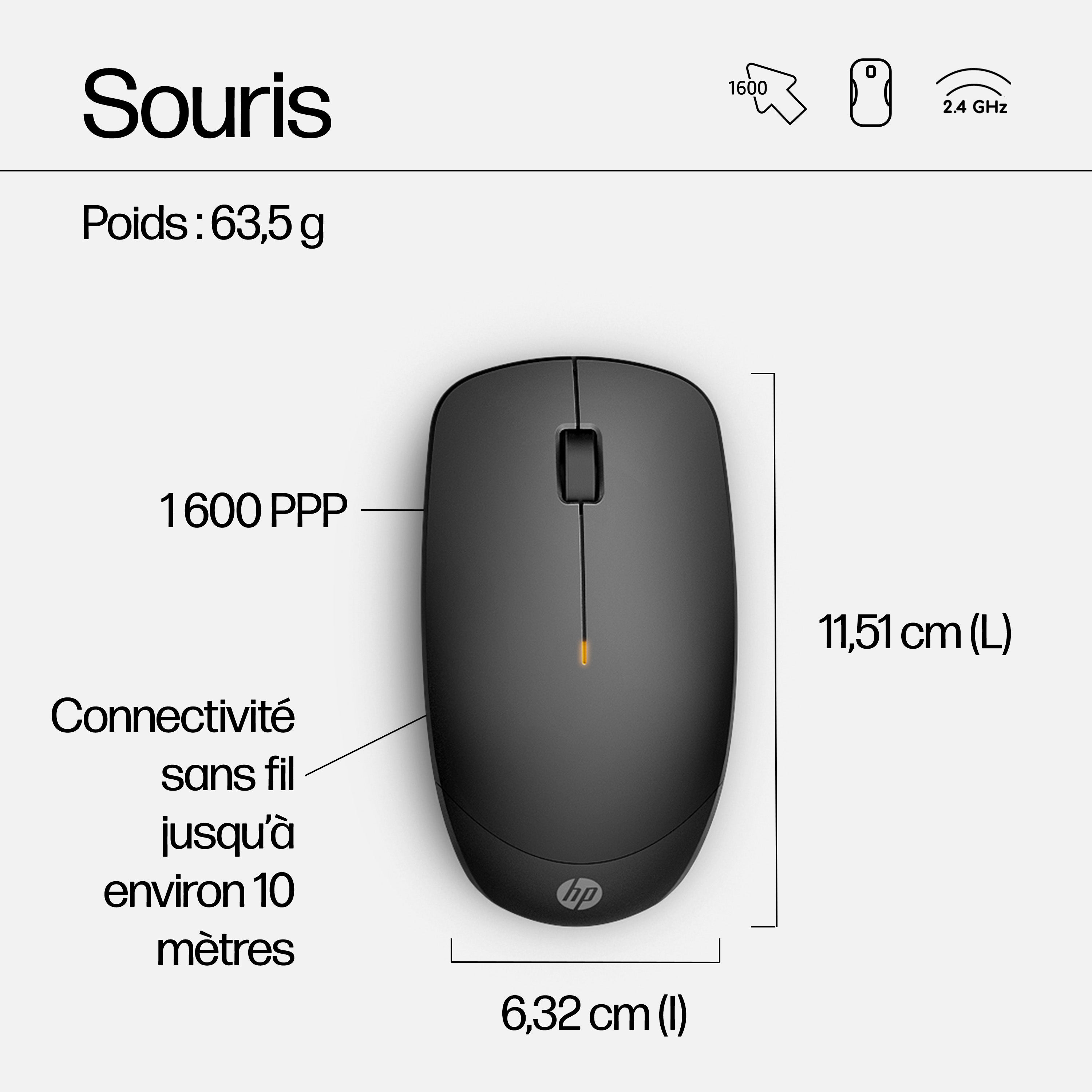 HP 230 Wireless Mouse and Keyboard Combo White
