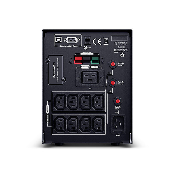 CyberPower PR3000ELCDSXL alimentation d'énergie non interruptible Interactivité de ligne 3 kVA 2700 W 9 sortie(s) CA