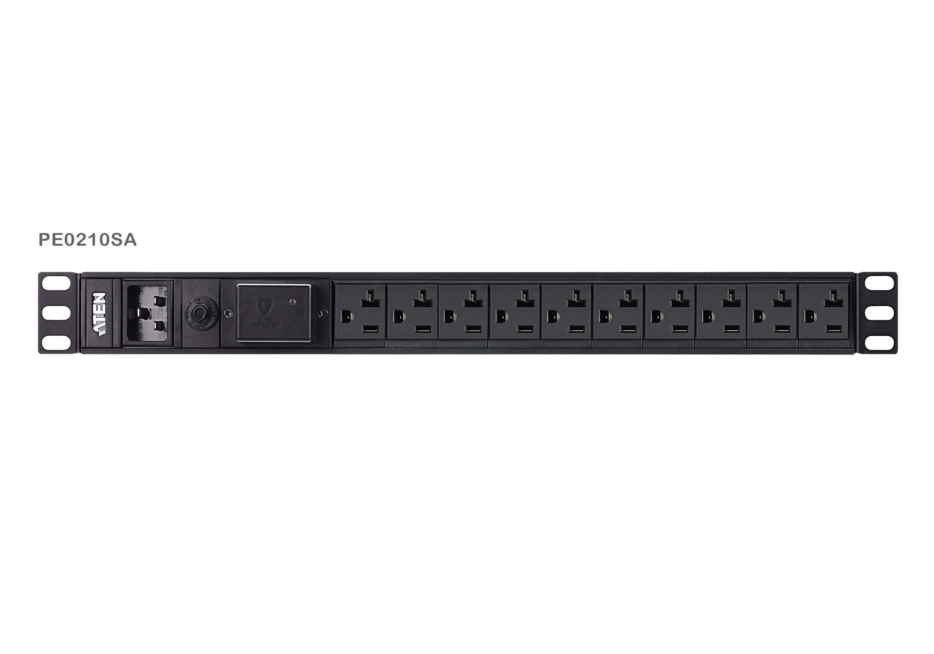 ATEN PE0210SG-AT-G unité de distribution d'énergie 10 sortie(s) CA Noir