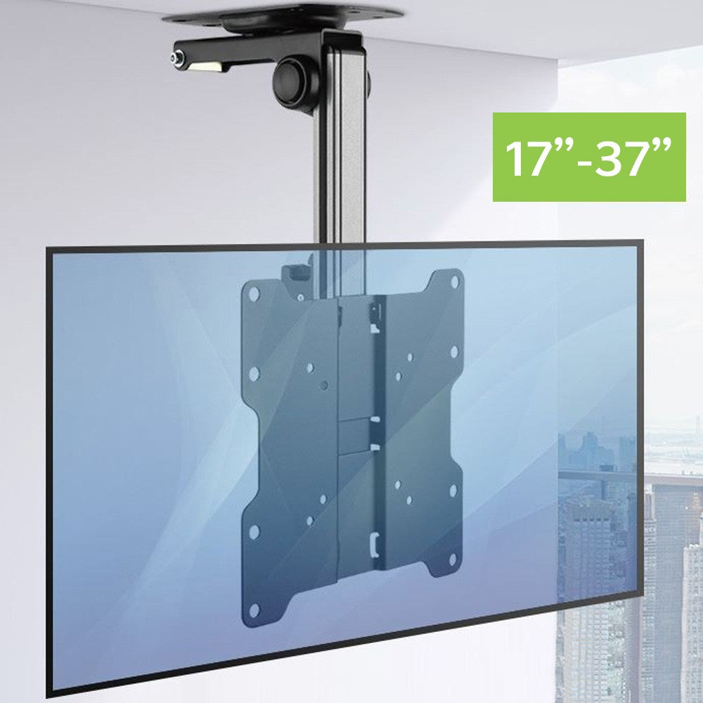 "Techly ICA-CPLB 222 Support de plafond pour TV 17-37"" LED/LCD 20kg pliable"