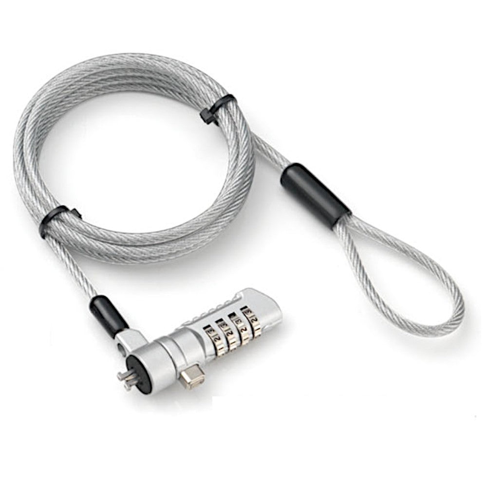 Techly IQ-LOK-16-K Câble de sécurité pour ordinateur portable Nano Slot avec verrou 1,8 m