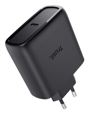 TRUST Chargeur GaN USB-C 65W Noir EU MAXO