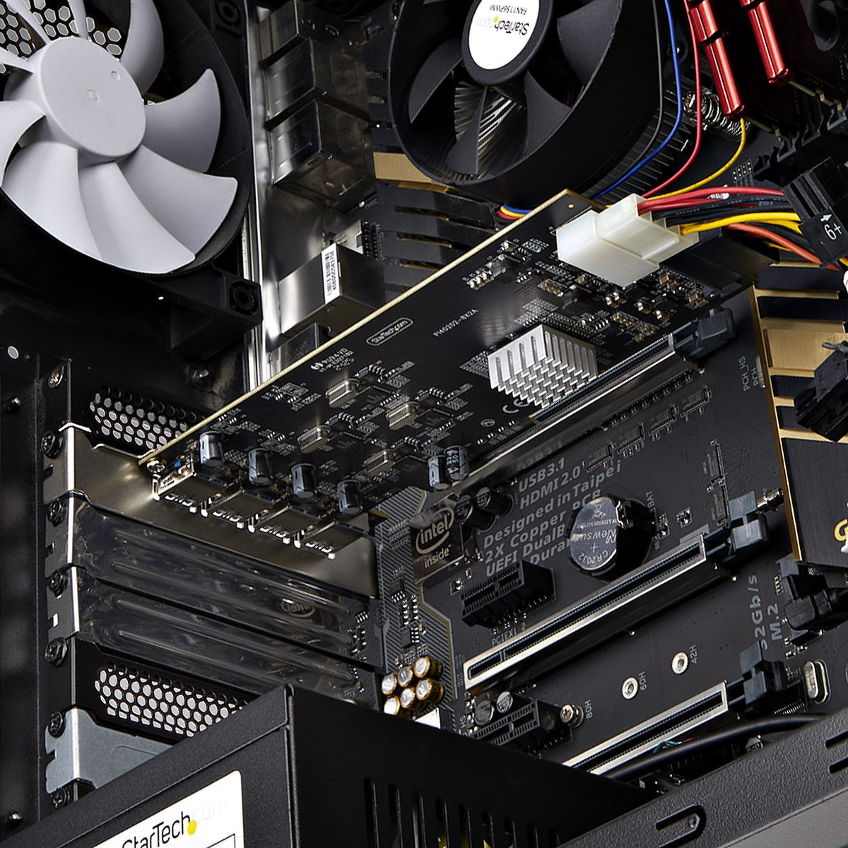 4-Port USB-A PCIe Card USB 3.2 5Gbps